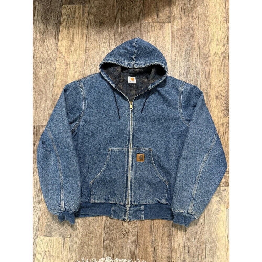 Vintage 90’s ASAP Rocky Lined Hooded Carhartt Jacket JB1198 Size XL